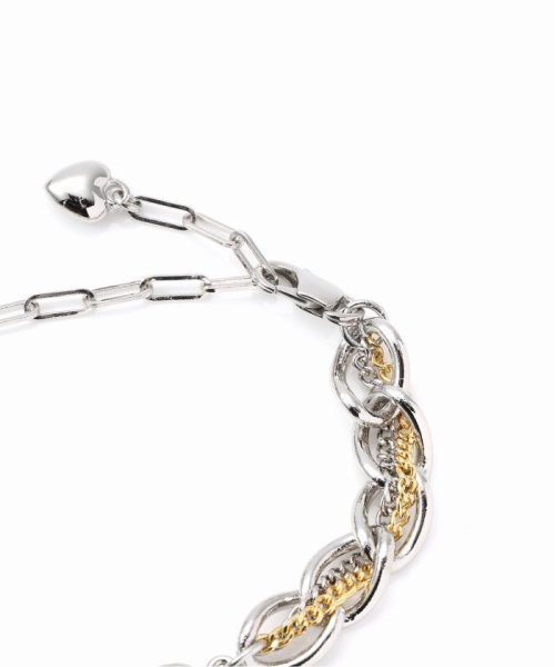 Spick & Span(スピック＆スパン)/【Bijou R.I / ビジューアールアイ】Stitch chain Ribbon Bracelet/img06