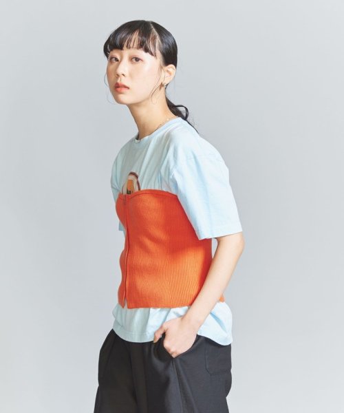 BEAUTY&YOUTH UNITED ARROWS(ビューティーアンドユース　ユナイテッドアローズ)/フロントジップ リブニットビスチェ －ウォッシャブル－/img06