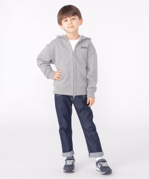 SHIPS KIDS(シップスキッズ)/Lee:100～160cm / リブ ストレッチ テーパード デニム/img09