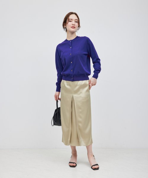 【洗える】【接触冷感】ICE COTTONカーディガン【アンサンブル対応】【雑誌/メディア掲載】 トップス T1689422612(12870円)