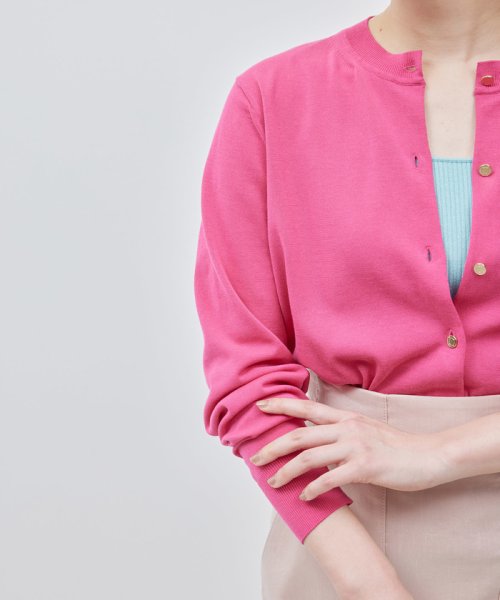 【洗える】【接触冷感】ICE COTTONカーディガン【アンサンブル対応】【雑誌/メディア掲載】 トップス T1689422612(12870円)