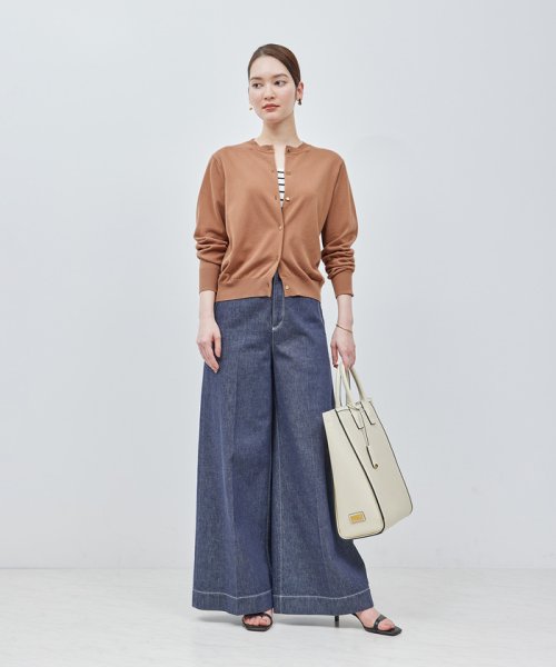 【洗える】【接触冷感】ICE COTTONカーディガン【アンサンブル対応】【雑誌/メディア掲載】 トップス T1689422612(12870円)