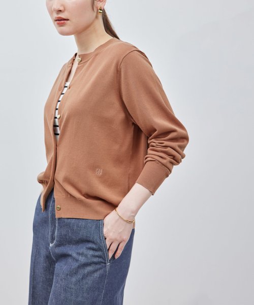 【洗える】【接触冷感】ICE COTTONカーディガン【アンサンブル対応】【雑誌/メディア掲載】 トップス T1689422612(12870円)