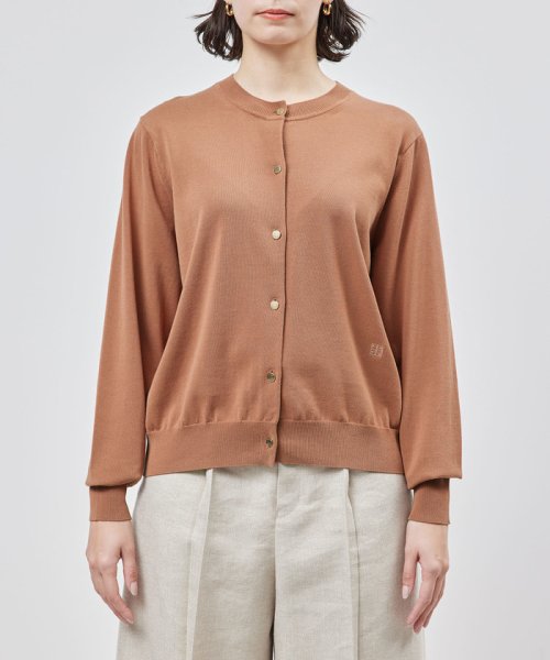 【洗える】【接触冷感】ICE COTTONカーディガン【アンサンブル対応】【雑誌/メディア掲載】 トップス T1689422612(12870円)