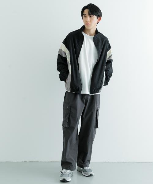 ITEMS URBANRESEARCH(アイテムズアーバンリサーチ（メンズ）)/配色キリカエ ナイロン トラックジャケット/img05