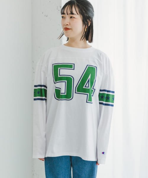 ITEMS URBANRESEARCH(アイテムズ アーバンリサーチ（レディース）)/Champion　LONG－SLEEVE FOOTBALL T－SHIRTS/img11