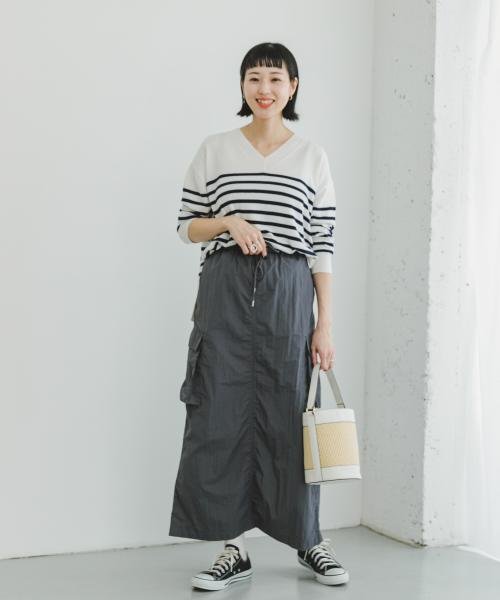 ITEMS URBANRESEARCH(アイテムズ アーバンリサーチ（レディース）)/カーゴイージースカート/img03