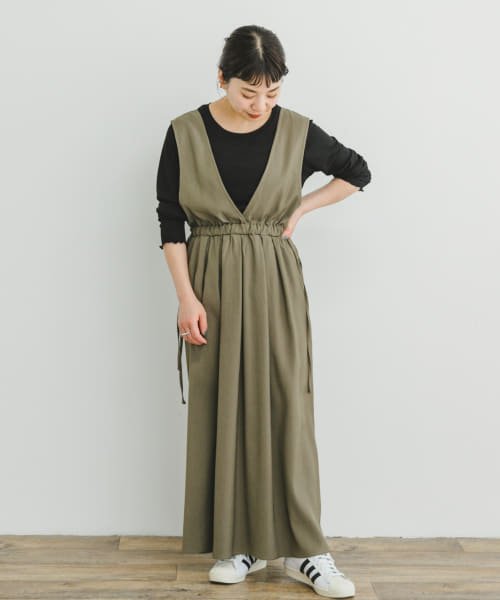 ITEMS URBANRESEARCH(アイテムズ アーバンリサーチ（レディース）)/ギャザージャンスカ(LSインナーセット)/img08