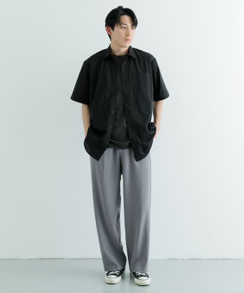 ITEMS URBANRESEARCH(アイテムズアーバンリサーチ（メンズ）)/『セットアップ対応』ウォッシャブル×クールタッチTRストレートパンツ/img24