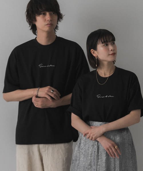 SENSE OF PLACE by URBAN RESEARCH(センスオブプレイス バイ アーバンリサーチ)/『WEB/一部店舗限定カラー』シシュウポンチTシャツ(5分袖)/img16