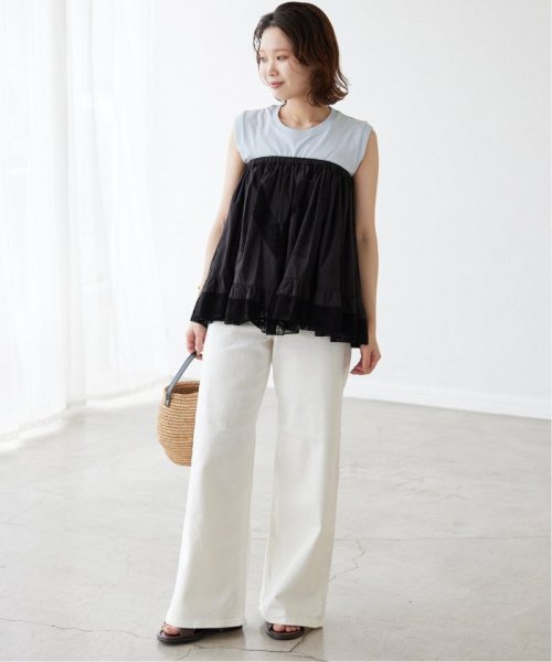 【crinkle crinkle crinkle】SLOBE別注 2way embroideryミニスカート crinkle SLOBE