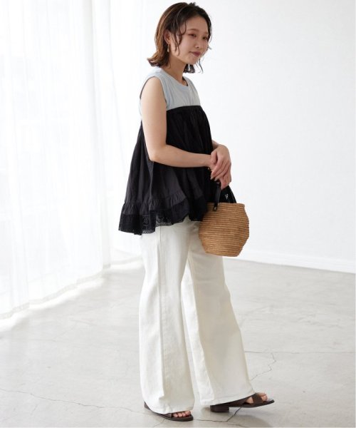 【crinkle crinkle crinkle】SLOBE別注 2way embroideryミニスカート crinkle SLOBE