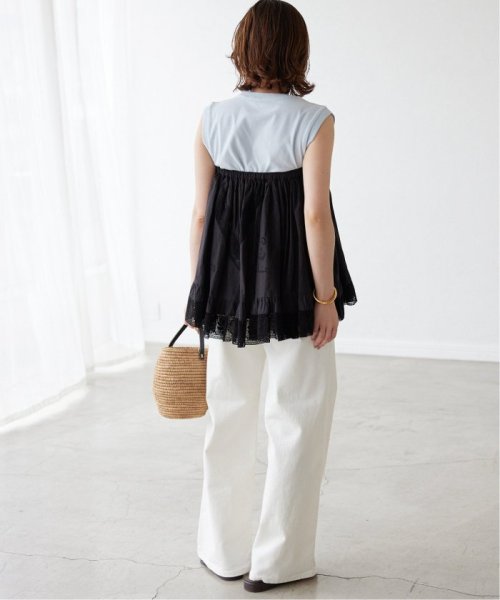 【crinkle crinkle crinkle】SLOBE別注 2way embroideryミニスカート crinkle SLOBE