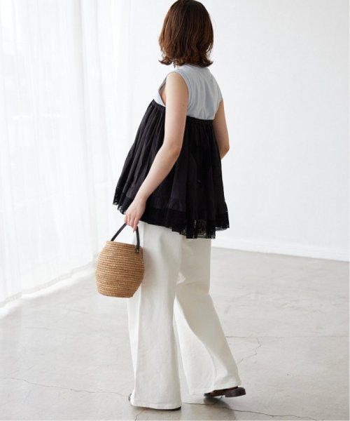 【crinkle crinkle crinkle】SLOBE別注 2way embroideryミニスカート crinkle SLOBE