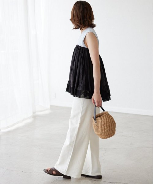 【crinkle crinkle crinkle】SLOBE別注 2way embroideryミニスカート crinkle SLOBE