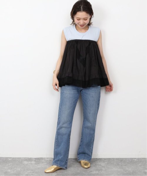【crinkle crinkle crinkle】SLOBE別注 2way embroideryミニスカート crinkle SLOBE