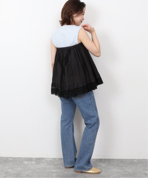 【crinkle crinkle crinkle】SLOBE別注 2way embroideryミニスカート crinkle SLOBE