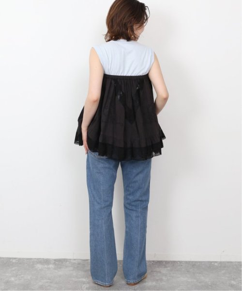 【crinkle crinkle crinkle】SLOBE別注 2way embroideryミニスカート crinkle SLOBE