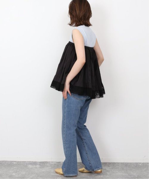 【crinkle crinkle crinkle】SLOBE別注 2way embroideryミニスカート crinkle SLOBE