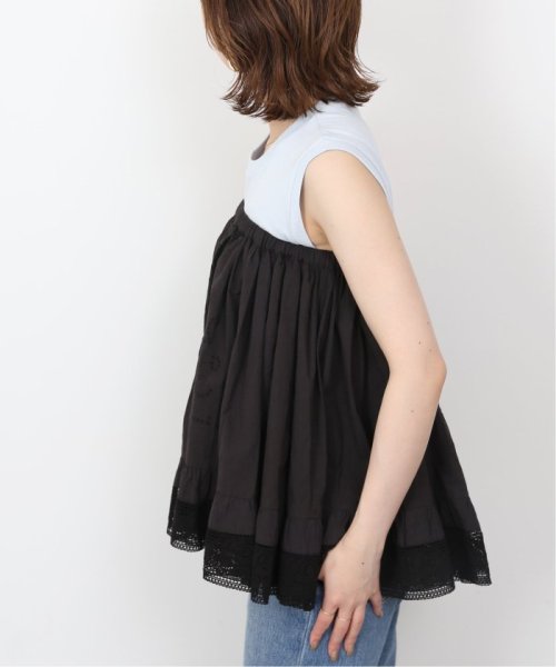 【crinkle crinkle crinkle】SLOBE別注 2way embroideryミニスカート crinkle SLOBE