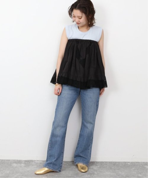 【crinkle crinkle crinkle】SLOBE別注 2way embroideryミニスカート crinkle SLOBE