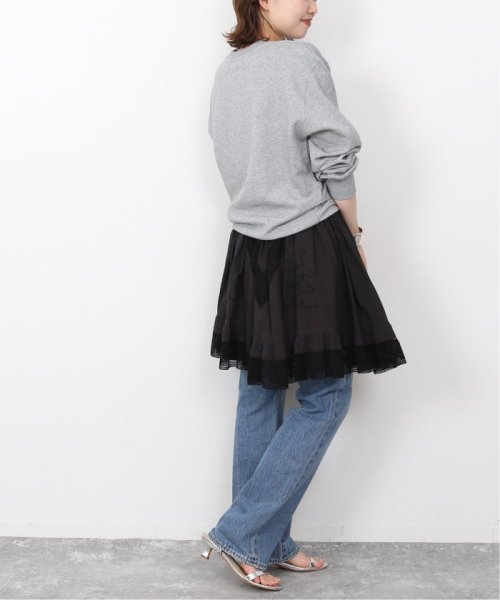 【crinkle crinkle crinkle】SLOBE別注 2way embroideryミニスカート crinkle SLOBE