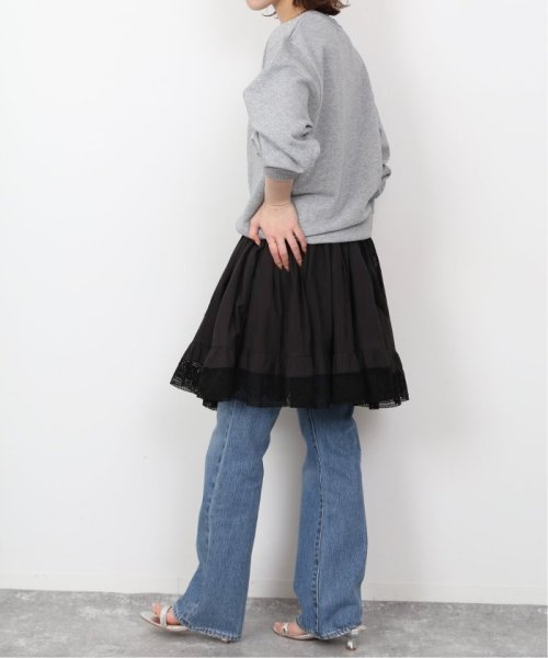 【crinkle crinkle crinkle】SLOBE別注 2way embroideryミニスカート crinkle SLOBE