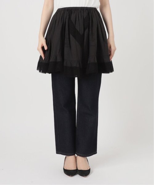 【crinkle crinkle crinkle】SLOBE別注 2way embroideryミニスカート crinkle SLOBE