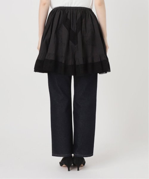 【crinkle crinkle crinkle】SLOBE別注 2way embroideryミニスカート crinkle SLOBE