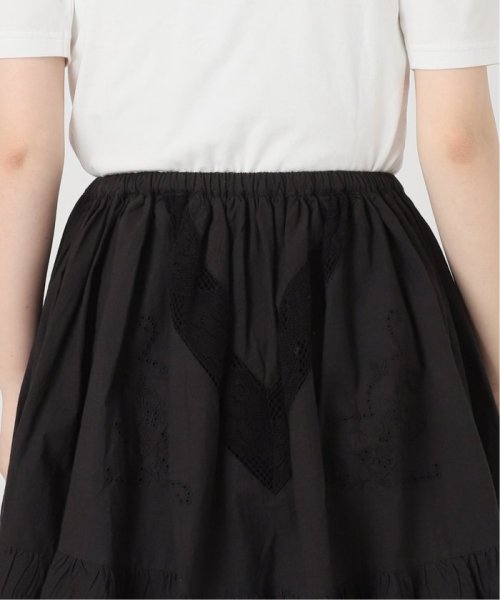 【crinkle crinkle crinkle】SLOBE別注 2way embroideryミニスカート crinkle SLOBE