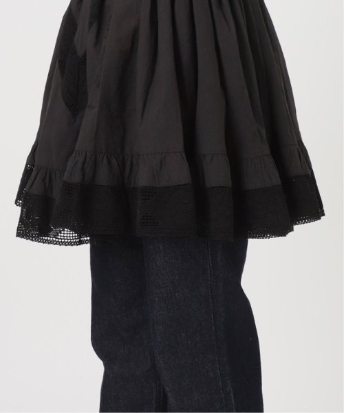 【crinkle crinkle crinkle】SLOBE別注 2way embroideryミニスカート crinkle SLOBE