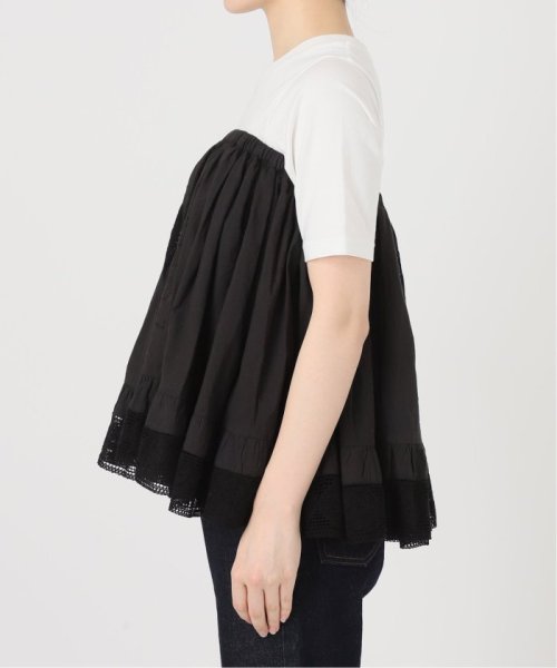 【crinkle crinkle crinkle】SLOBE別注 2way embroideryミニスカート crinkle SLOBE