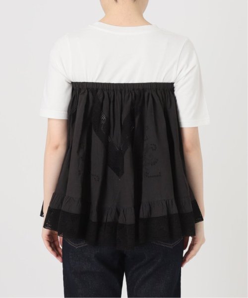 【crinkle crinkle crinkle】SLOBE別注 2way embroideryミニスカート crinkle SLOBE