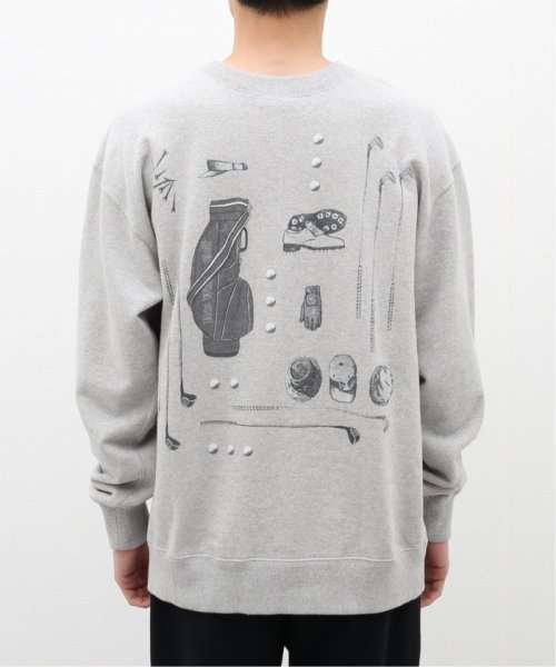 【MIZUNO / NEW VINTAGE GOLF】Stool Print Crew Sweat VINTAGE NEW GOLF