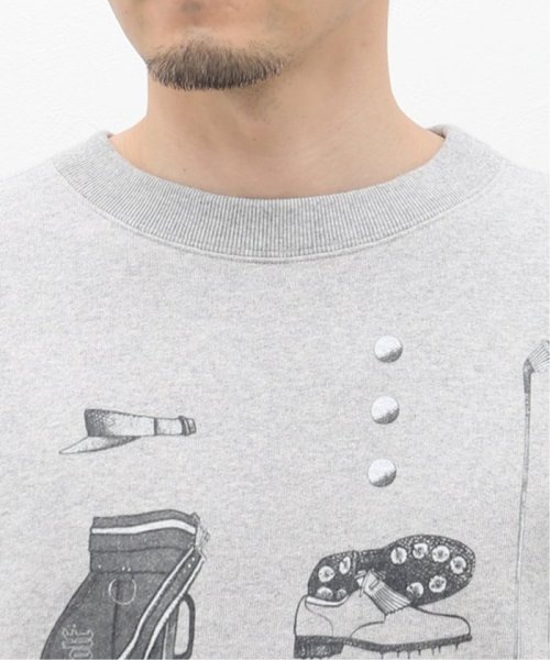 【MIZUNO / NEW VINTAGE GOLF】Stool Print Crew Sweat VINTAGE NEW GOLF