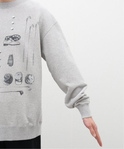 【MIZUNO / NEW VINTAGE GOLF】Stool Print Crew Sweat VINTAGE NEW GOLF