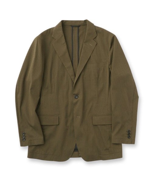 【抗菌防臭】DotAir（R）シアサッカー ジャケット 抗菌防臭 DotAir ポリジン