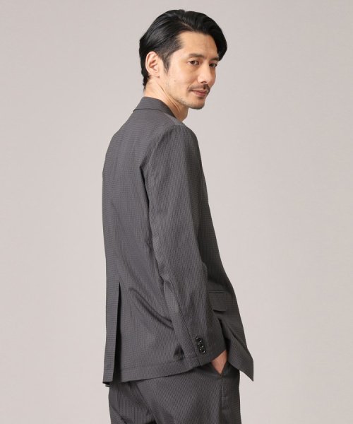 【抗菌防臭】DotAir（R）シアサッカー ジャケット 抗菌防臭 DotAir ポリジン