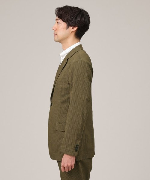 【抗菌防臭】DotAir（R）シアサッカー ジャケット 抗菌防臭 DotAir ポリジン