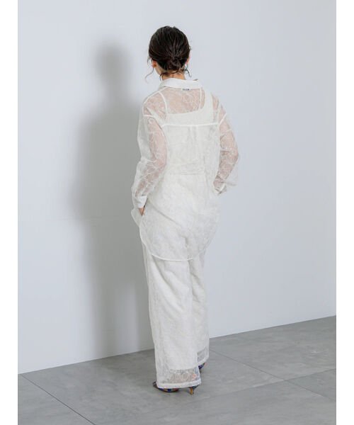 Te chichi(テチチ)/【Atelier Bloom】チュールフラワー刺繍パンツ（セットアップ可)/img10