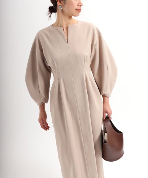 《追加3》P/Ryツイルウエストシェイプワンピース VERMEIL par スタッフ 年齢 30代前半/身長 普通/普段サイズ 160cm/体型 ピリング レーヨン