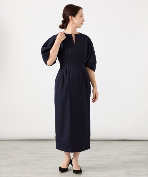 《追加3》P/Ryツイルウエストシェイプワンピース VERMEIL par スタッフ 年齢 30代前半/身長 普通/普段サイズ 160cm/体型 ピリング レーヨン