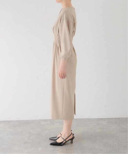 《追加3》P/Ryツイルウエストシェイプワンピース VERMEIL par スタッフ 年齢 30代前半/身長 普通/普段サイズ 160cm/体型 ピリング レーヨン