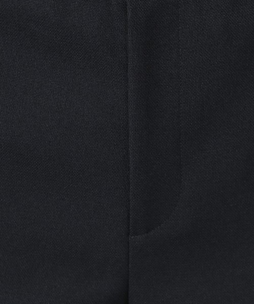 【セットアップ可能／清涼感／ウエストゴムあり】麻調　ドライテーパードパンツ ライトベージュ