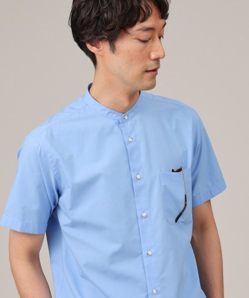 TAKEO KIKUCHI(タケオキクチ)/コットン セルロース バンドカラー 半袖シャツ/img16