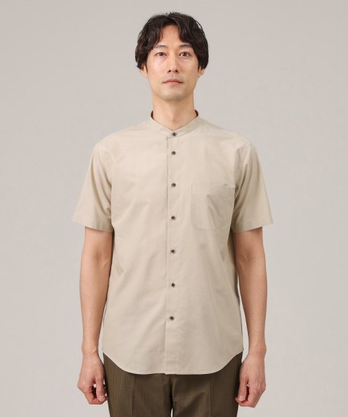 TAKEO KIKUCHI(タケオキクチ)/コットン セルロース バンドカラー 半袖シャツ/img20