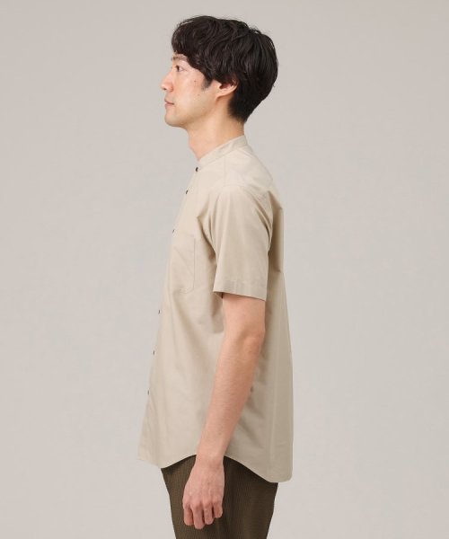 TAKEO KIKUCHI(タケオキクチ)/コットン セルロース バンドカラー 半袖シャツ/img21