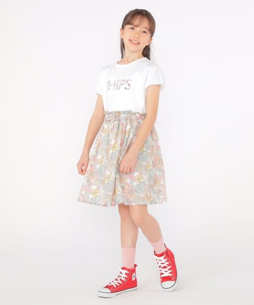 SHIPS KIDS(シップスキッズ)/SHIPS KIDS:140～150cm / ガーリー 刺繍 ロゴ TEE/img02