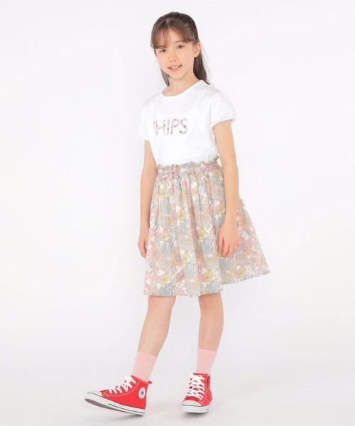 SHIPS KIDS(シップスキッズ)/SHIPS KIDS:140～150cm / ガーリー 刺繍 ロゴ TEE/img03