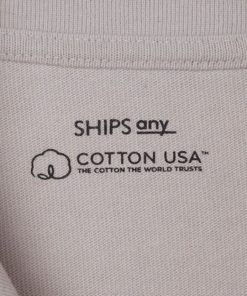 SHIPS any MEN(シップス　エニィ　メン)/SHIPS any: COTTON USA ワンポイント ロゴ ハーフジップ Tシャツ◇/img30